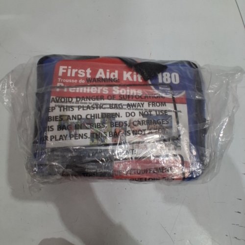 180PC ESSENTIAL EMERGENCY FIRST AID KIT - BLUE AND RED (ITEM: 31702491) image 4