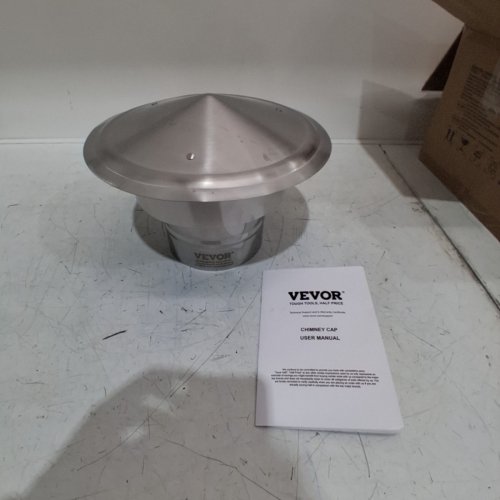 CHIMNEY CAP & INSULATION VENT COVER - 6" - SILVER (MODEL: SRC-6-C) image 2