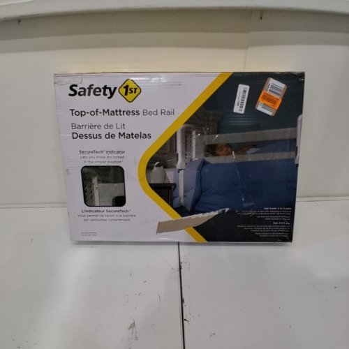 SAFETY1ST TOP OF MATTRESS KIDS BED RAIL WITH SECURETECH INDICATOR FOR MATTRESSES 4"-10" THICK - WHITE (MODEL: 94540CEIU) image 3