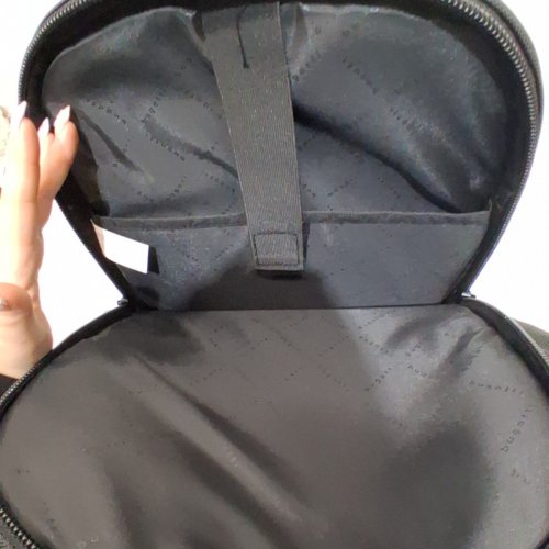 BUGATTI ULTIMATE BACKPACK WITH RFID ZIPPER POCKET & LAPTOP POCKET FOR UP TO 15.4" LAPTOPS - 40L - BLACK (MODEL: 1805676) image 3
