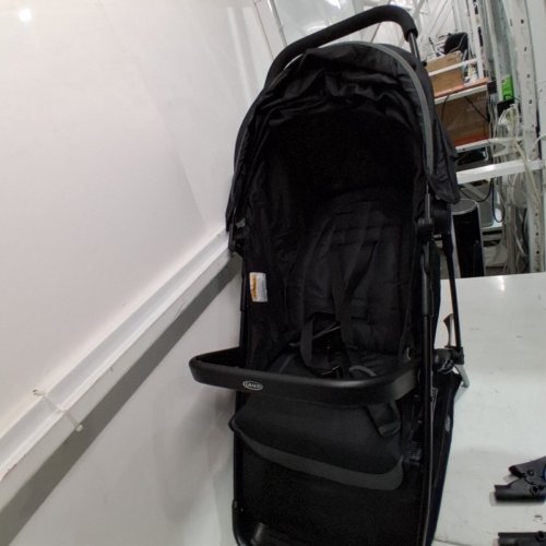GRACO NIMBLELITE BRODY FOLDING STROLLER - 50LBS CAPACITY - GOTHAM/BLACK (MODEL: 2142927) image 5