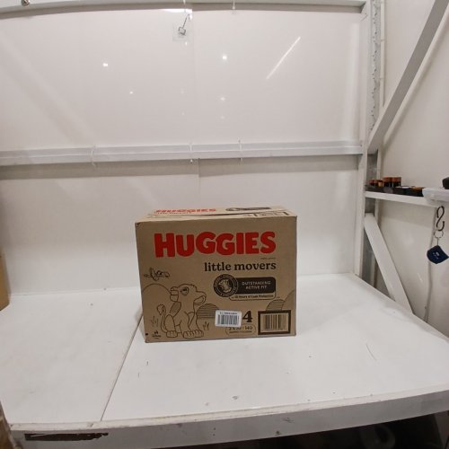 140PK HUGGIES LITTLE MOVERS DISPOSABLE BABY DIAPERS - SIZE 4 image 2