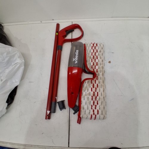 VILEDA PROMIST MICROFIBRE MAX SPRAY MOP - MOP ONLY - RED/WHITE image 2