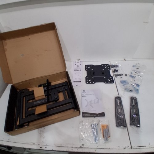 PIPISHELL FULL MOTION TV WALL MOUNT BRACKET WITH SWIVEL EXTENSION - 32"- 65" - 110LBS CAPACITY - BLACK (MODEL: PIMF26) image 2