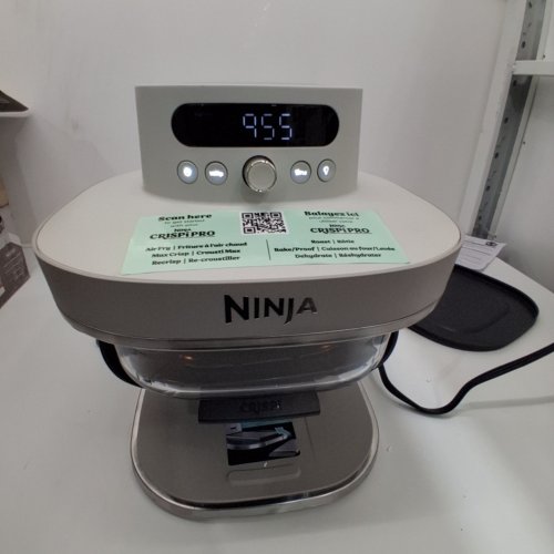 NINJA CRISPI PRO 6-IN-1 GLASS AIR FRYER - 2.5QT - BONE (MODEL: AS101CLG) image 2