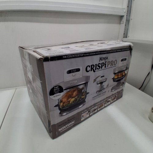 NINJA CRISPI PRO 6-IN-1 GLASS AIR FRYER - 2.5QT - BONE (MODEL: AS101CLG) image 6