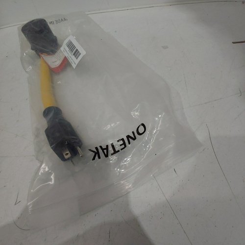 ONETAK PRONG MALE TO 3 PRONG FEMALE RECEPTACLE/DRYER/WELDER POWER CORD ADAPTER - NEMA 6-20P TO 6-30R 3 - YELLOW / BLACK image 3
