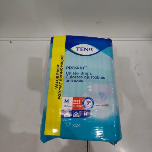 24PK ADULTS UNISEX TENA PROSKIN BRIEFS WITH SUPER ABSORBENCY - MEDIUM image 3