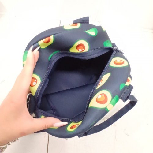 MY TAGALONGS LUNCH TOTE - NAVY/AVACODO PRINT image 4