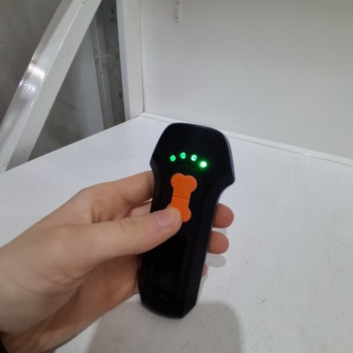 ANTI BARK TOOL FOR DOGS WITH ULTRASONIC UP TO 50FT - BLACK/ORANGE (MODEL: Q09) image 2