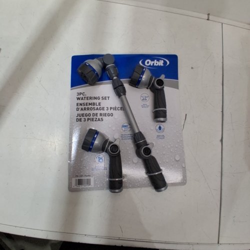 3PC ORBIT MULTI-PATTERN NOZZLES WITH TELESCOPIC WAND - 19"-24" - BLUE/GREY (MODEL:1933959) image 2