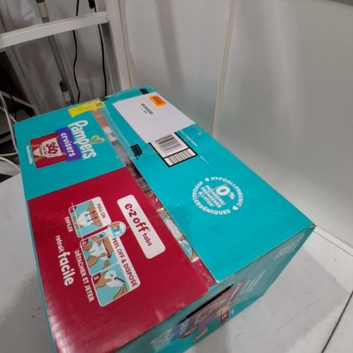 132PK PAMPERS SWADDLERS DIAPERS - SIZE 3 (13LB - 26LB) image 3