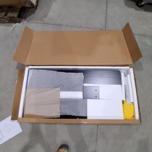 KTAXON COMPUTER DESK / WORKSTATION WITH KEYBOARD TRAY - 43.3" X 19.7" 37.4" - BLACK (MODEL : 560208401936) image 4