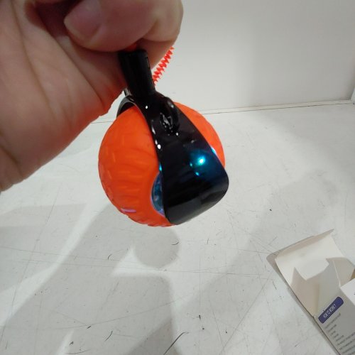 INTERACTIVE RECHARGEABLE SMART MOTION CAT TOY BALL - ORANGE image 2