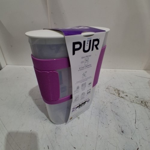 PUR SLIM WATER FILTER PITCHER - 8 CUP - PURPLE / CLEAR - (MODEL:PPT650U) image 3