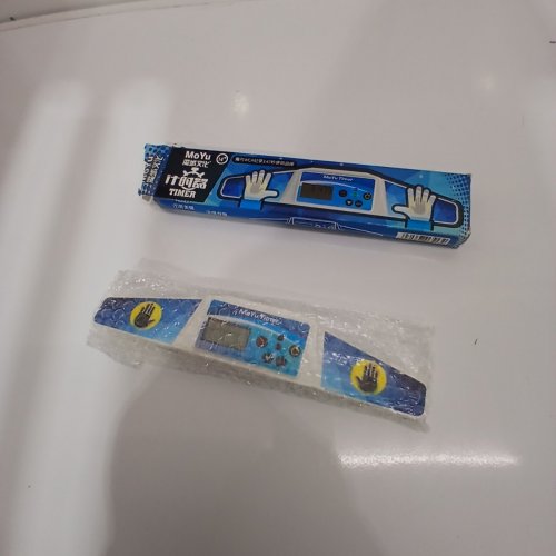 MOYU PROFESSIONAL TOUCH SPEED TIMER FOR AT HOME COMPETITION - BLUE AND WHITE image 2