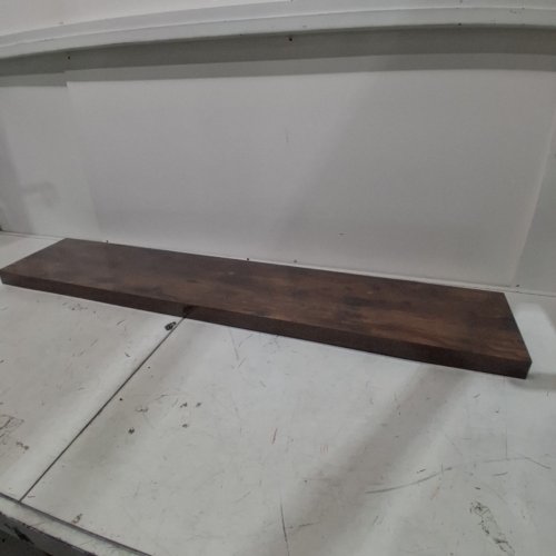 HEIMLOVE FLOATING SHELF - 48" W X 9.3" D X 1.5" H - RUSTIC BROWN image 2