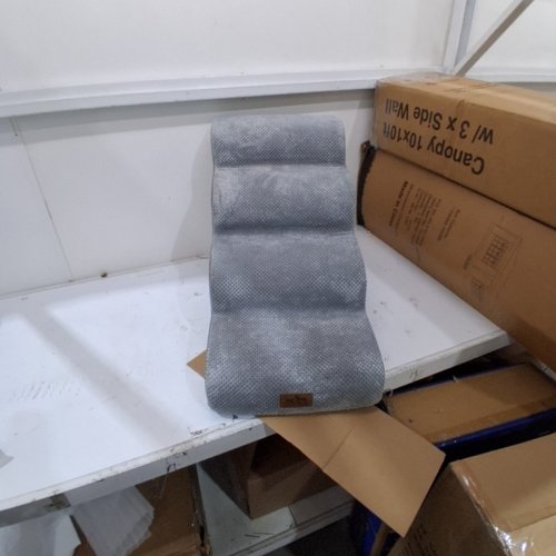 COZY KISS 4-TIER DOG STAIRS FOR SMALL DOGS - 19.7'' X 15.7" X 28.3" - GREY image 2