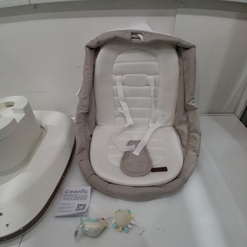 2-IN-1 EVENFLO ELARA SMART MOTION SWING AND SOOTHING NEST - 25LB MAX - COASTAL COFFEE (MODEL: SW100112516) image 5