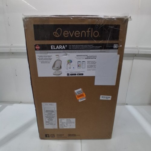 2-IN-1 EVENFLO ELARA SMART MOTION SWING AND SOOTHING NEST - 25LB MAX - COASTAL COFFEE (MODEL: SW100112516) image 7