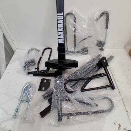 MAXXHAUL HITCH MOUNT PLATFORM STYLE 2-BIKE RACK - BLACK (MODEL: 50027) image 3