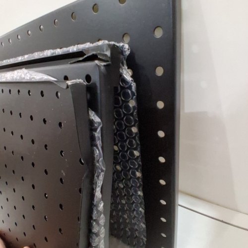 240PC INCLY METAL PEGBOARD AND HOOK SET FOR GARAGE STORAGE - 48" X 36" - BLACK (MODEL: NC0200) image 4