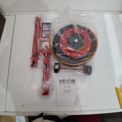 TRIPLE BAG AIR JACK WITH SIX STEEL PIPES - 3 TON/6600 LBS - RED - (MODEL:HR-3B) image 2