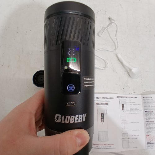 LUBERRY PORTABLE ESPRESSO MACHINE - BLACK (MODEL: KF-JN-04) image 3