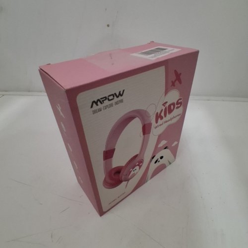 KIDS MPOW WIRED HEADPHONES - 3.5MM AUX - PINK PANDA image 3