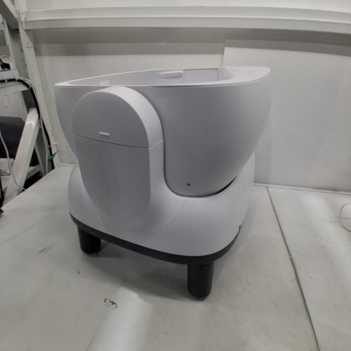 HAPPY PAW OPEN TOP ADVANCED ODOUR CONTROL SELF CLEANING AUTOMATIC CAT LITTER BOX WITH APP CAPABILITIES- 12V- WHITE/GREY/BLUE (MODEL: ACC-25-02) image 7