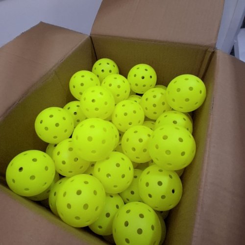 100PK JOOLA DURABLE HARDCOURT PICKLEBALL BALLS- YELLOW image 2