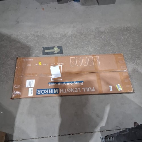 HARRITPURE FULL BODY LENGTH DOMED TOP MIRROR - 57" X 20" - BLACK - (MODEL : B0DK34K1LL) image 3