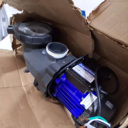 AQUASTRONG IN/ABOVE GROUND POOL PUMP- 1.5HP - LIGHT BLUE- (MODEL: PSP150) image 3