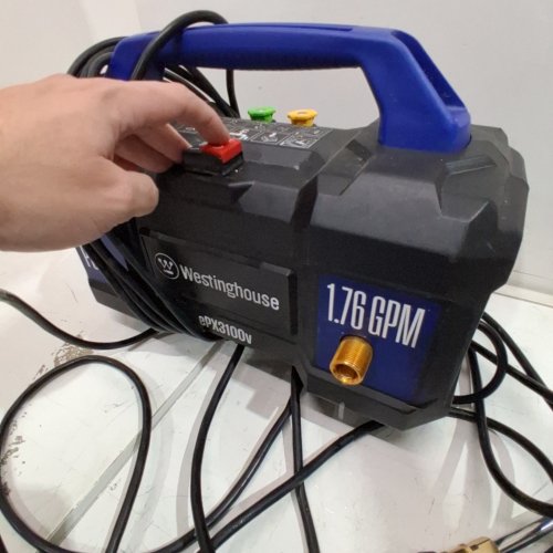 WESTINGHOUSE UILT-IN CARRY HANDLE ELECTRIC PRESSURE WASHER - 2100 PSI - 1.76 GPM - BLUE (MODEL: EPX3100V) image 5