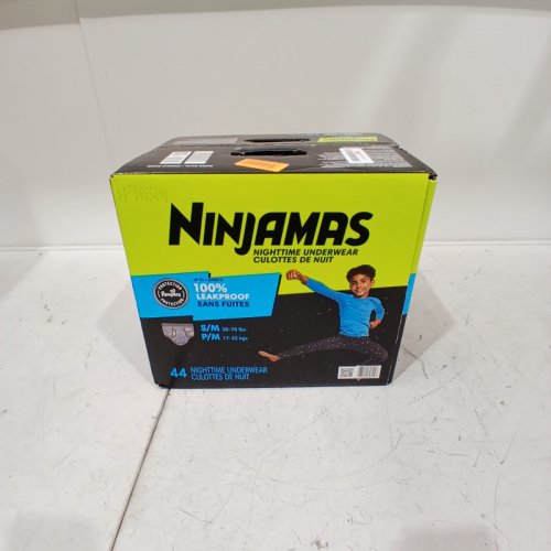 44PK PAMPERS NINJAMAS BOYS BEDWETTING NIGHTTIME UNDERWEAR - SIZE S/M image 2