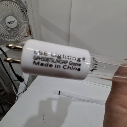 2PC LSE LIGHTING 4 PIN UV BULB COMBO PACKAGE - 20" - 40W - CLEAR (MODEL: GPH508T5L) image 2