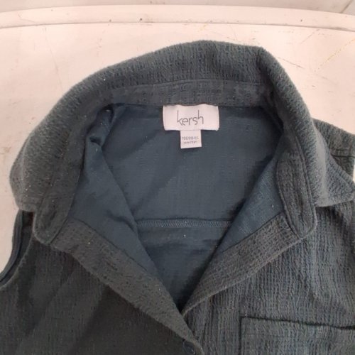 WOMEN'S KERSH SLEEVELESSTEXTURE SHIRT - EXTRA SMALL - DARK GREY image 3