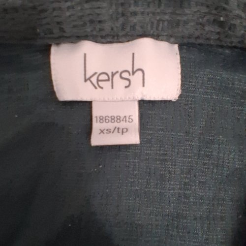 WOMEN'S KERSH SLEEVELESSTEXTURE SHIRT - EXTRA SMALL - DARK GREY image 4