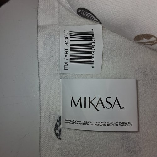 6PK MIKASA KITCHEN TOWELS - 17" X 28" - YELLOW & WHITE (MODEL: 3400550) image 2