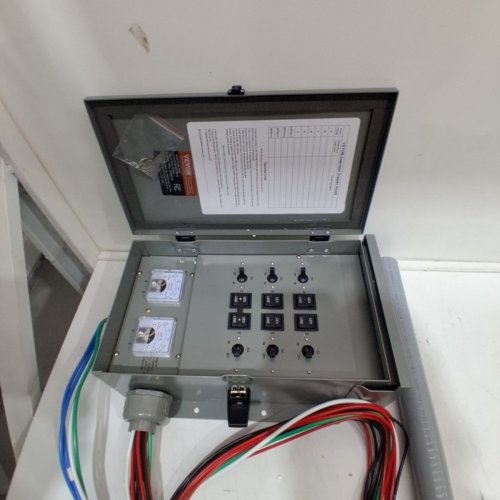 MANUAL TRANSFER SWITCH, 30-AMP 10-CIRCUIT, PREWIRED GENERATOR TRANSFER SWITCH KIT WITH NEMA L14-30P POWER INLET BOX, (MODEL:SP-ZH352510(30A-10) image 3