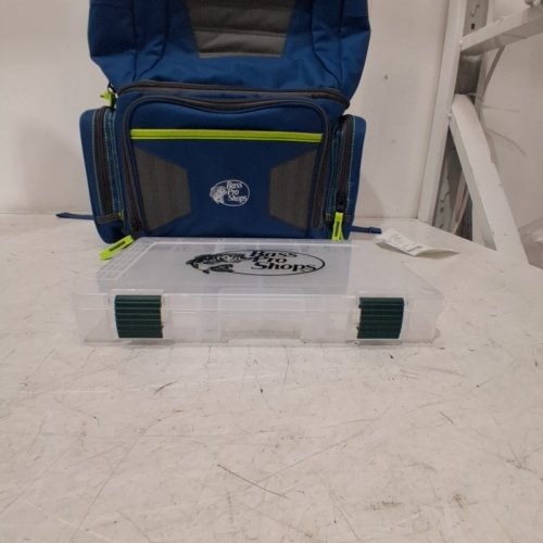 BPS PRO GUIDE 3600 BACKPACK TACKLE BAG - 20" X 15" - BLUE/GREEN image 3