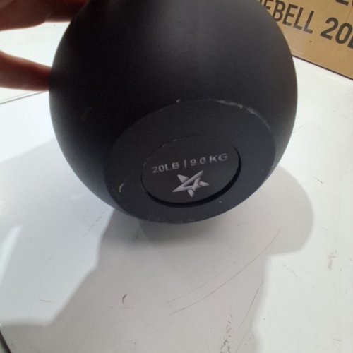 YES4ALL STEEL MACE BELL - 20LBS - BLACK image 3