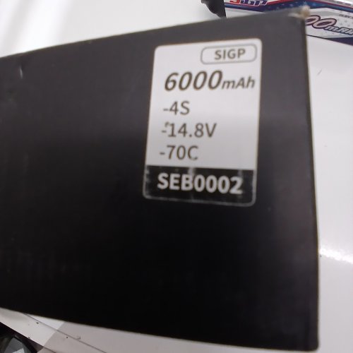 SIGP LIPO BATTERY - 6000 MAH, 14.8 V (MODEL: SEB0002) image 2