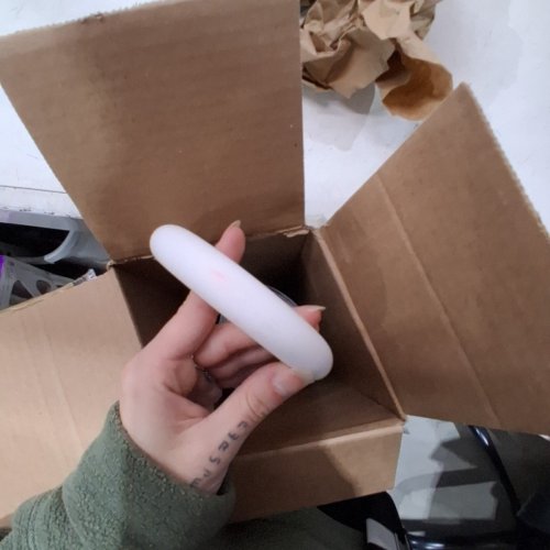 BUBBLE CLEAR UMBRELLA - 32" - CLEAR/WHITE image 3
