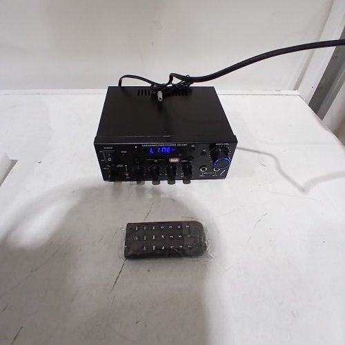 OKANEMOQI AMPLIFIER AUDIO 800W HOME STEREO AMPLIFIER WITH 2 CHANNEL RMS 60WX2 BLUETOOTH 5.0 HIFI MINI AMP WITH ECHO, MIC, USB, SD, AUX FOR HOME/CAR (MODEL: KS-33BT) image 3