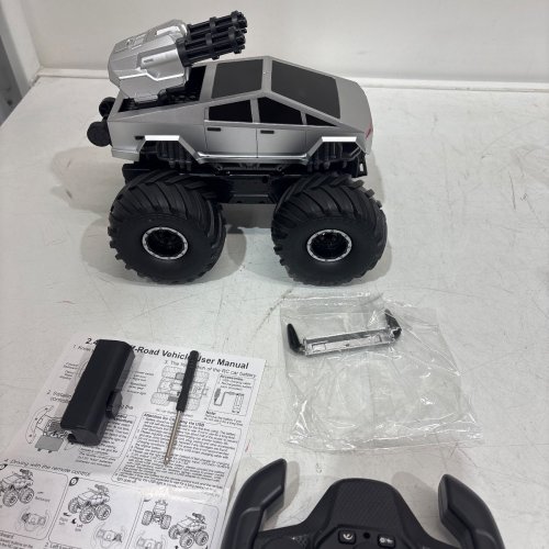 AMPHIBIOUS REMOTE CONTROL OFF-ROAD VEHICLE - SILVER image 4