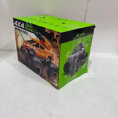 AMPHIBIOUS REMOTE CONTROL OFF-ROAD VEHICLE - SILVER image 5