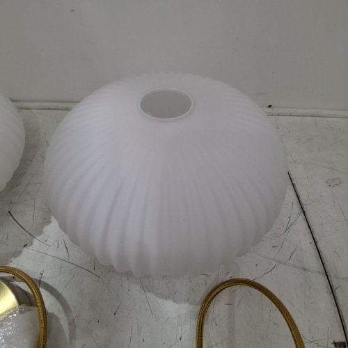 2 KCO LIGHTING PENDANT LIGHTS - MAX60W -WHITE / GOLD image 4