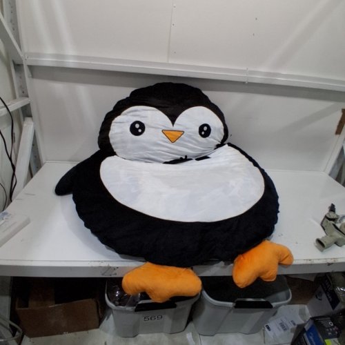 HOBESTLUK BEAN BAG WITH SHREDDED MEMORY FOAM - 64" X 38" - PENGUINE image 3