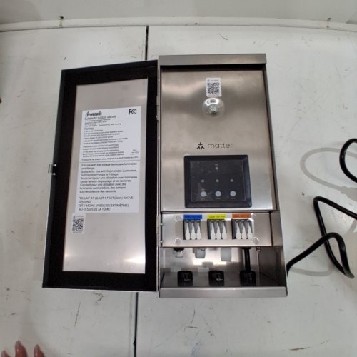 DEWENWILS SMART WI-FI LOW VOLTAGE LANDSCAPE TRANSFORMER WITH 3 ZONES AND LED LIGHTS - 300W - 2.4GHZ - 120V AC TO 12V/14V AC - GREY (MODEL: TD-300S-12WF-2 WIFI) image 3